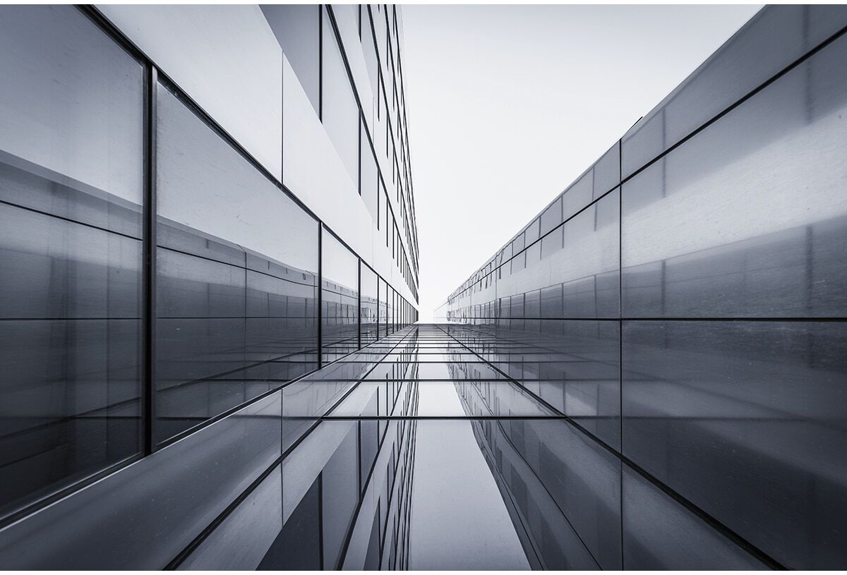 Rasch Fotomural Skycraper . Gris