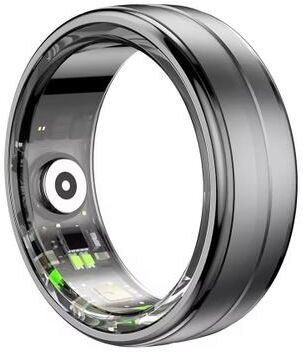Uplift Essentials Waterproof Smart Fitness Ring With Heart Rate And Blood Oxygen Monitor 11 black