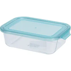 Borosilikat-Glas Frischhaltedose - 1040ml, Deckel, Mikrowelle/Backofen geeignet, Vorratsschale – robuste Aufbewahrung für Lebensmittel