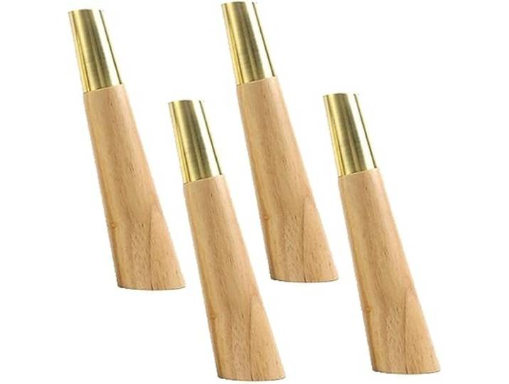 4 Stück Ersatz-Tischbeine in schräger Kegelform for Sofa, Bett(15cm)