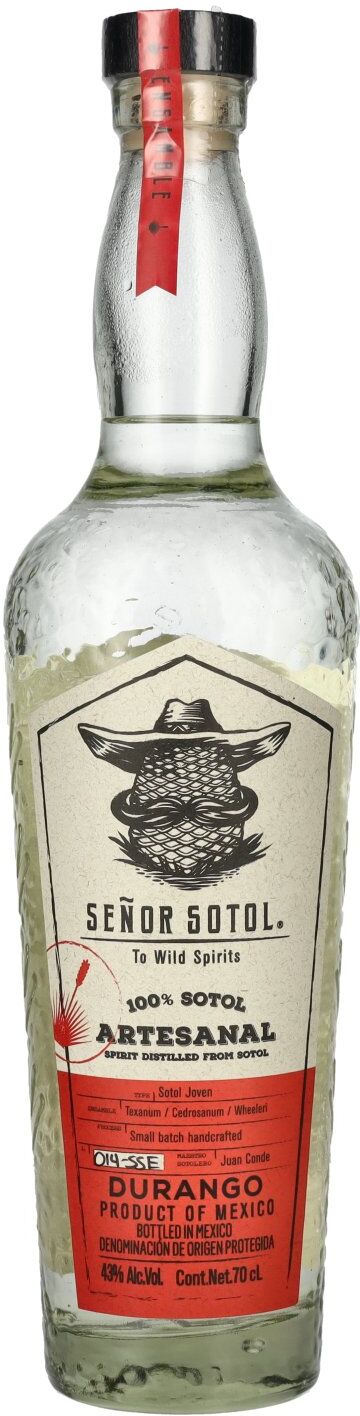 Señor Sotol Durango 100% Sotol Artesanal DOP 43% Vol. 0,7l