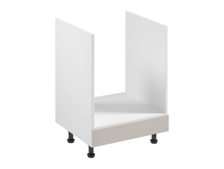 Küchenunterschrank Herdumbauschrank – Livaro – D60ZK Beige / Weiß