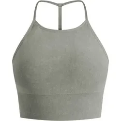 SMILODOX Tank Top Vera Batik, Größe M in Grün Grün