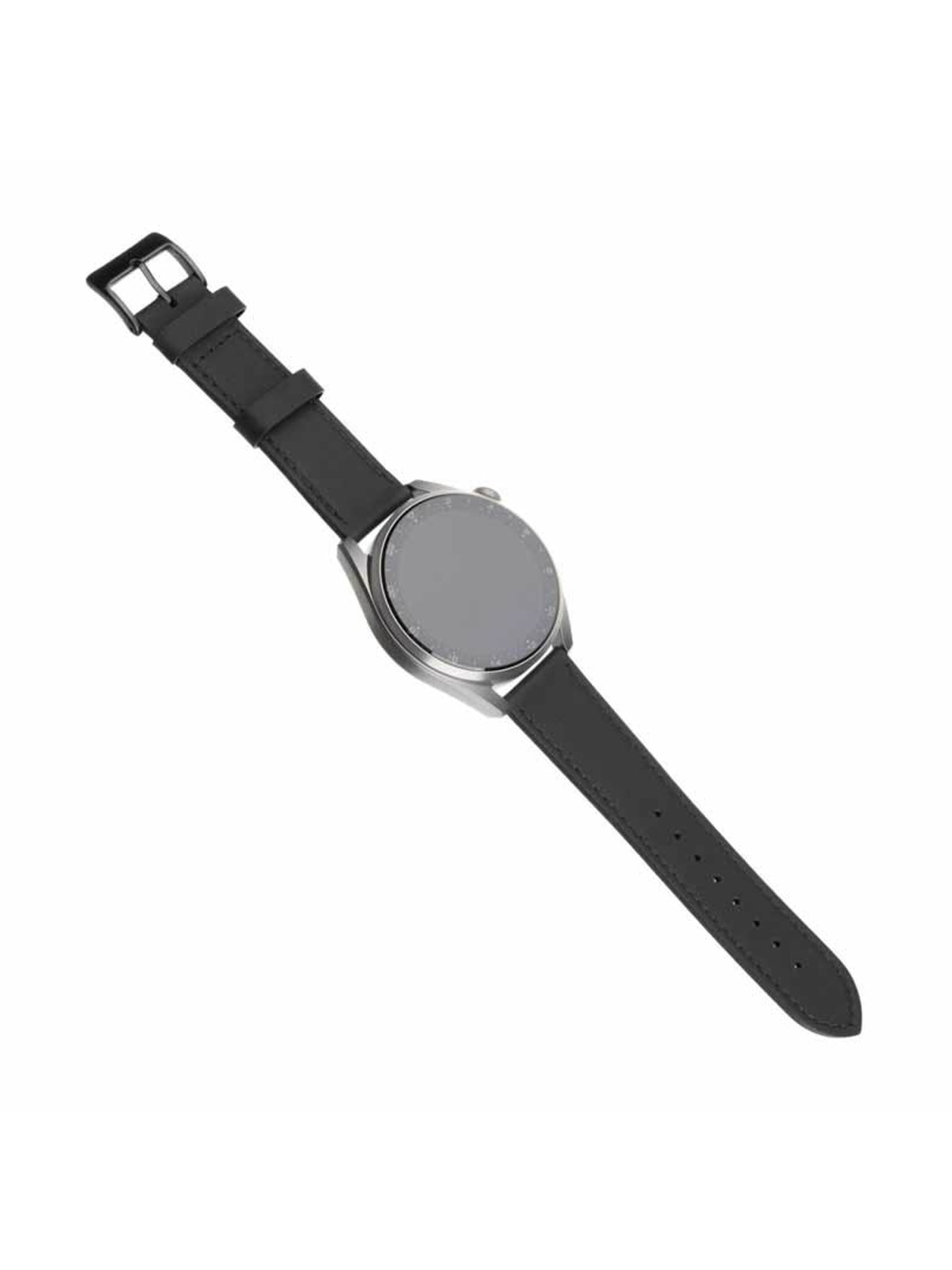FIXED Leather Strap for Smartwatch Universal 22 mm Black