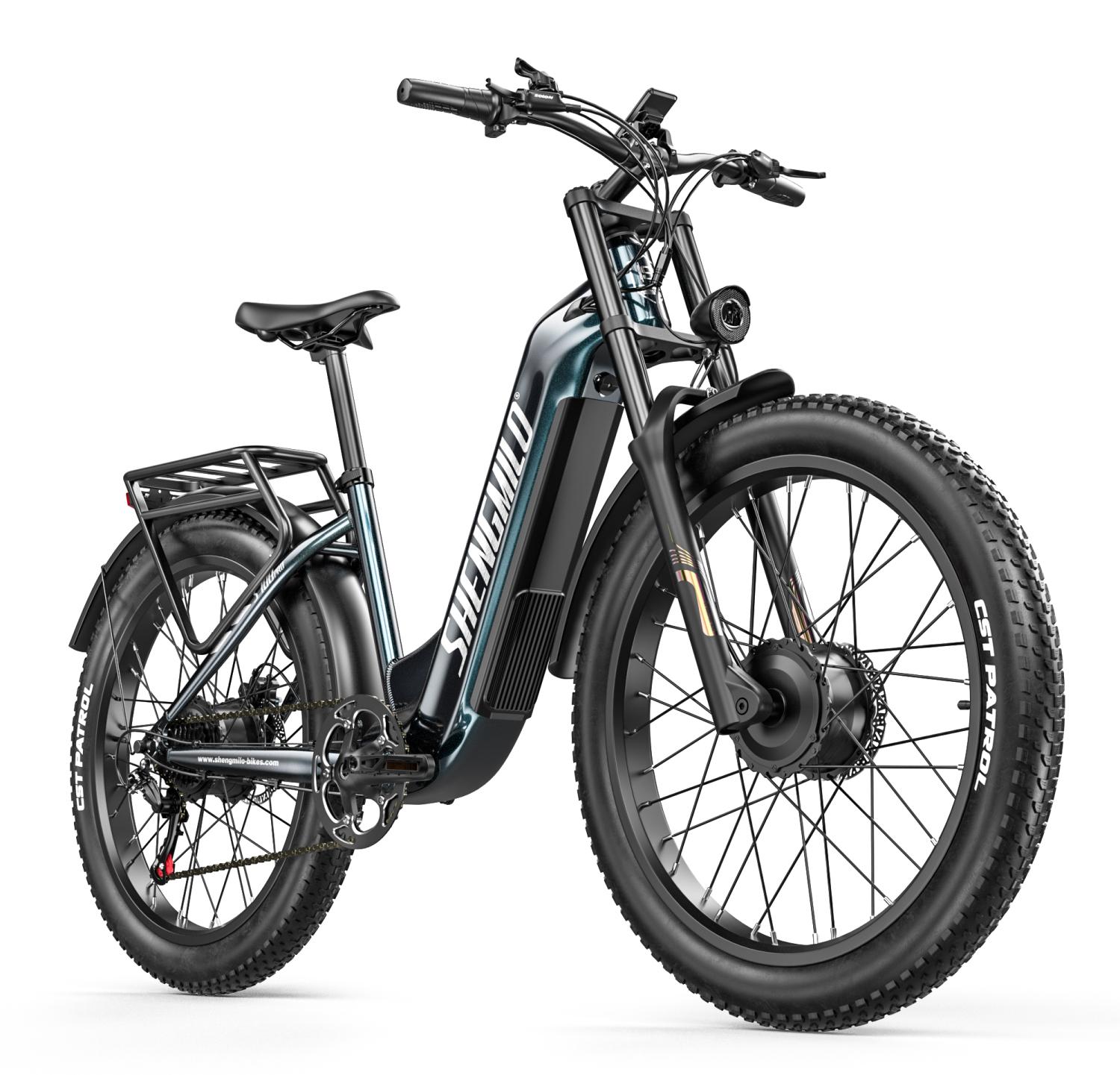 SHENGMILO S700 PRO All-Terrain-Fettreifen-E-Bike, 2000W, 48V 25Ah, 120 kg, 160 N.m Drehmoment