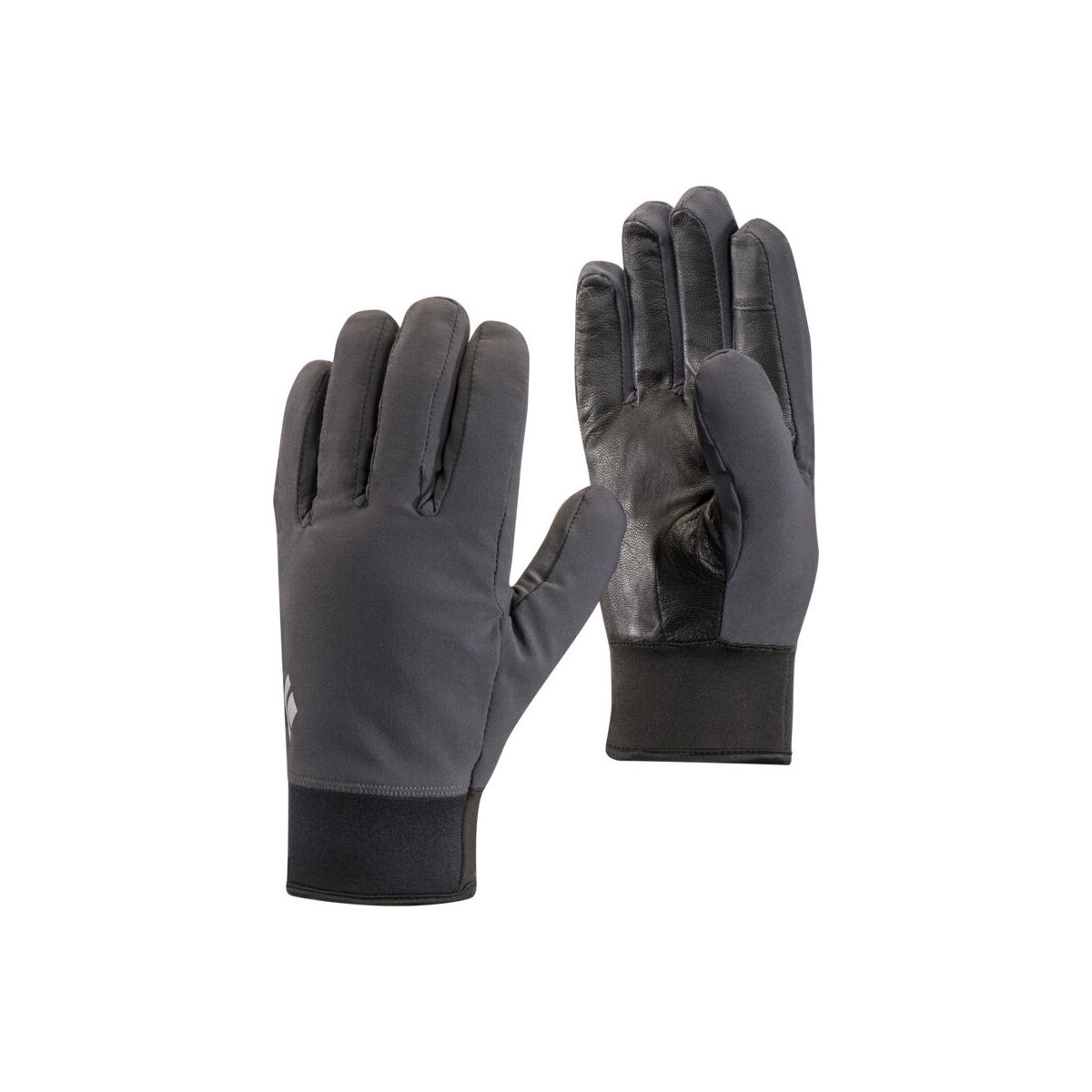 Black Diamond Midweight Softshell Gloves smoke (0006) MED BD8017490006MED1