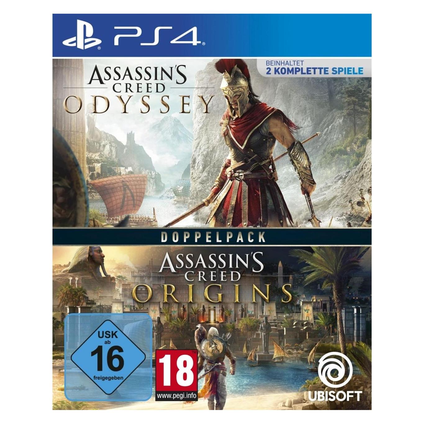 Ubisoft Assassin's Creed Odyssey + Origins Compilation (PS4, DE) (26352)