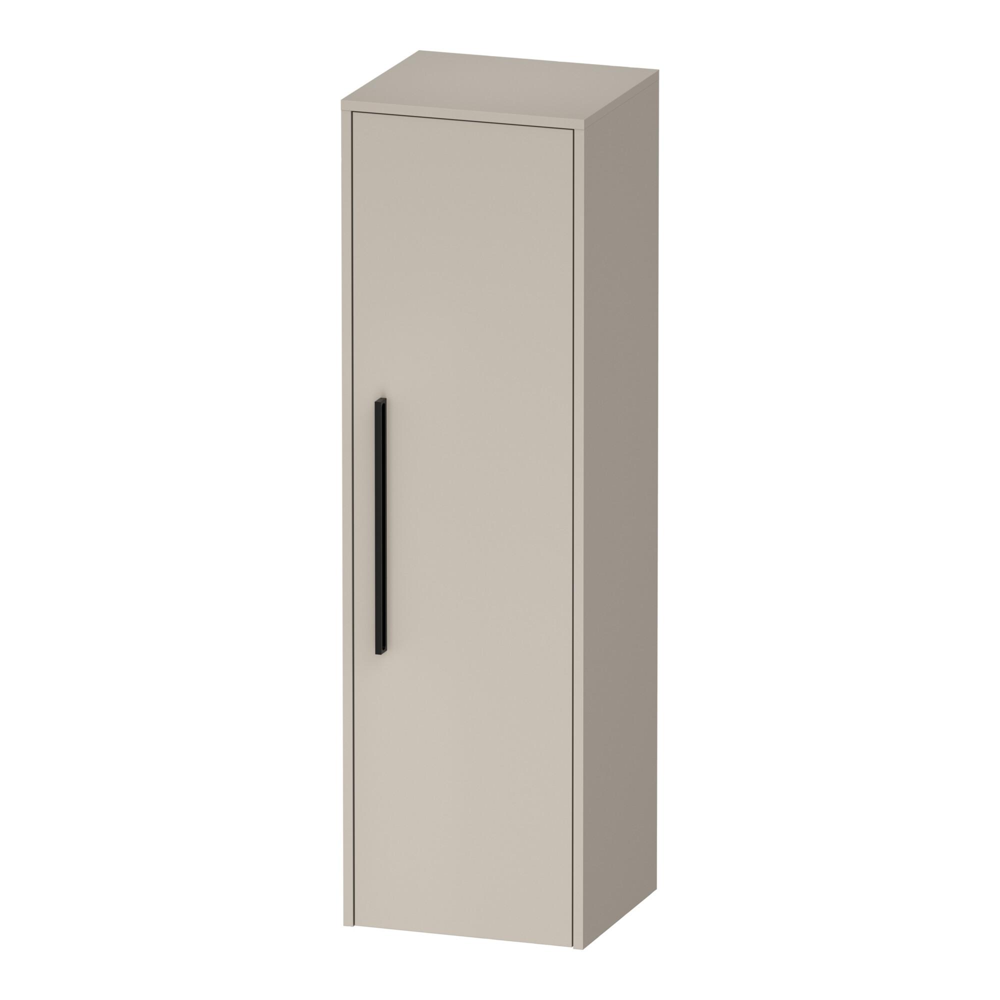 Duravit Halbhochschrank D-Code 40x132x36cm, 2 Böden, Gr. sw, re, Tau ma (DC1338RBD910000)