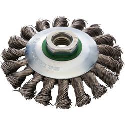 Rhodius RHODIUS EKBZ, Kegelbürste 100 x 13 x 22 x M14 mm, gezopft, TOPline, Made in Germany, für Edelstahl, Stahl EKBZ 353023 1 St.