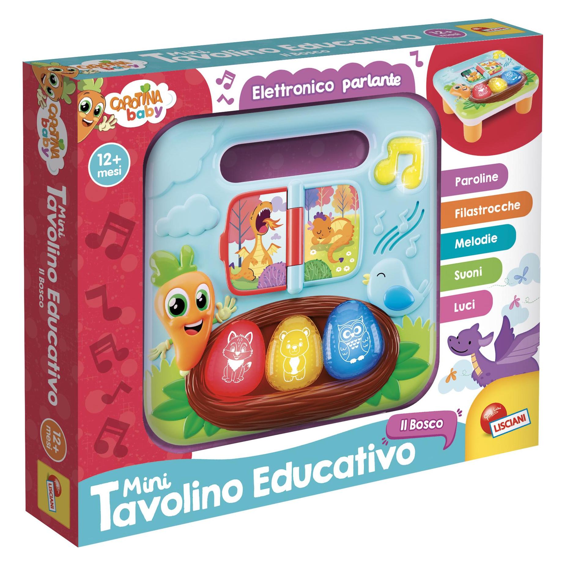 Lisciani Carotina Mini Tavolino Educativo - Il Bosco (Deutsch) (68650121)