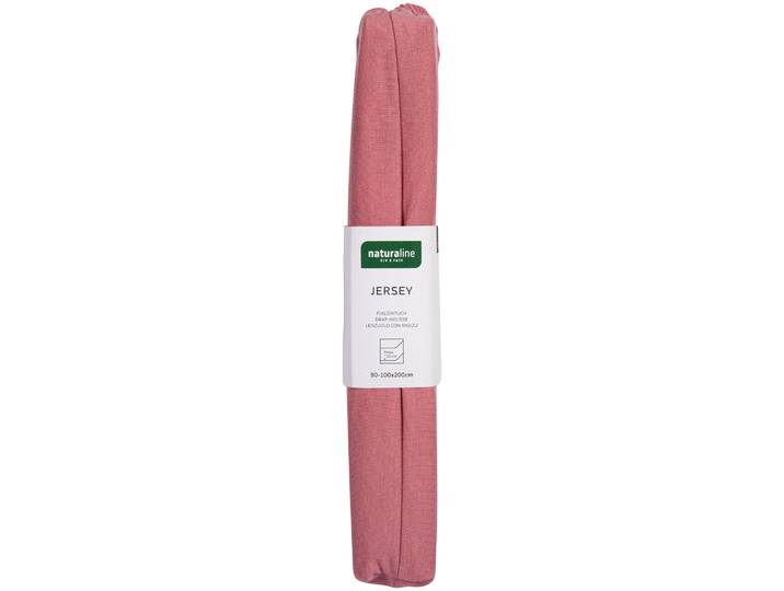 Naturaline Textil Bio Fixl. Jersey 90x200 rosa
