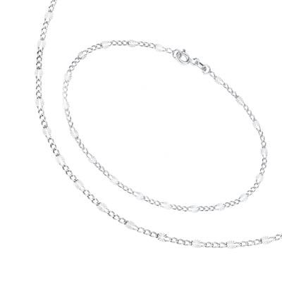 Ketten und Armband Set FIRETTI "Multipack Schmuck Geschenk Silber 925 Armkette Halskette", silber (silberfarben), Schmuck_Sets, Damen, Silber 925 (Sterlingsilber)