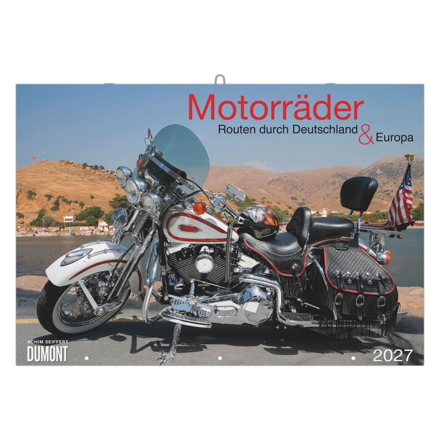 DuMont Motorräder - Routen durch Deutschland & Europa 2027 (261817)