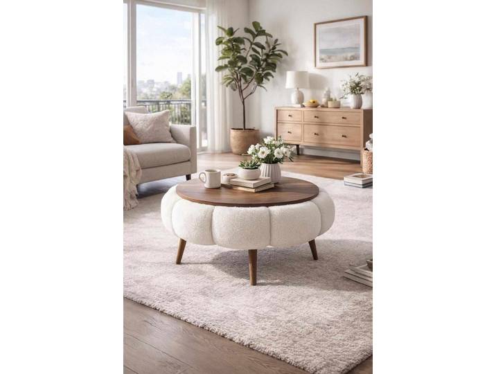 Skye Decor Couchtisch Papatya Couchtisch 60 (1-St), Runde Tischplatte