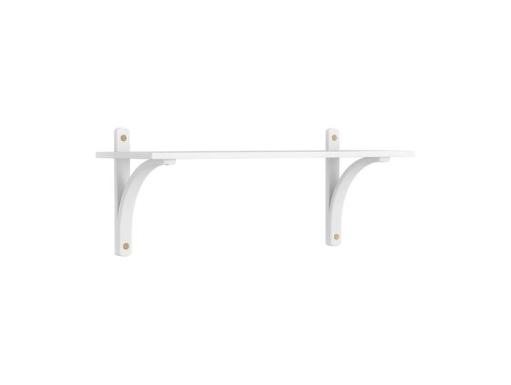Swedese Levi Regal 1 Fachboden Weiß lasiertes Esche-messing, 90 cm