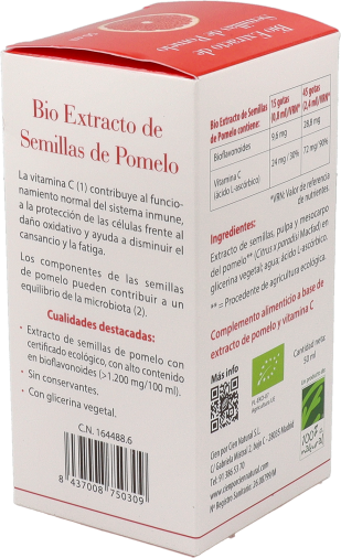 100% Natural Bio Grapefruit Seed Extract with Bioflavonoids and
