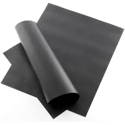 InnovaGoods Back- und Grillzubehör Backmatten für Ofen und Grill 6 Stück, Backpapier, Schwarz