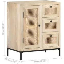 vidaXL, Kommode + Sideboard, Wessel (60 x 35 x 70 cm)