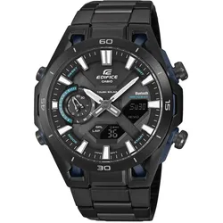 Casio ECB-2300DC-1AEF Edifice Herren-Armbanduhr Sospensione Solar Schwarz