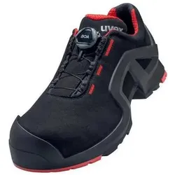 Uvex, Sicherheitsschuhe, 1 support Halbschuhe S3 65673 schwarz, rot Weite 12 Größe 38 (S3, 38)
