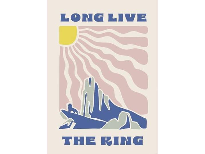 Komar Wandbild- Disney The Lion King Pride Rock - Größe 50 x 70 cm - Poster, Kinderzimmer, Dekoration - gerollt ohne Rahmen
