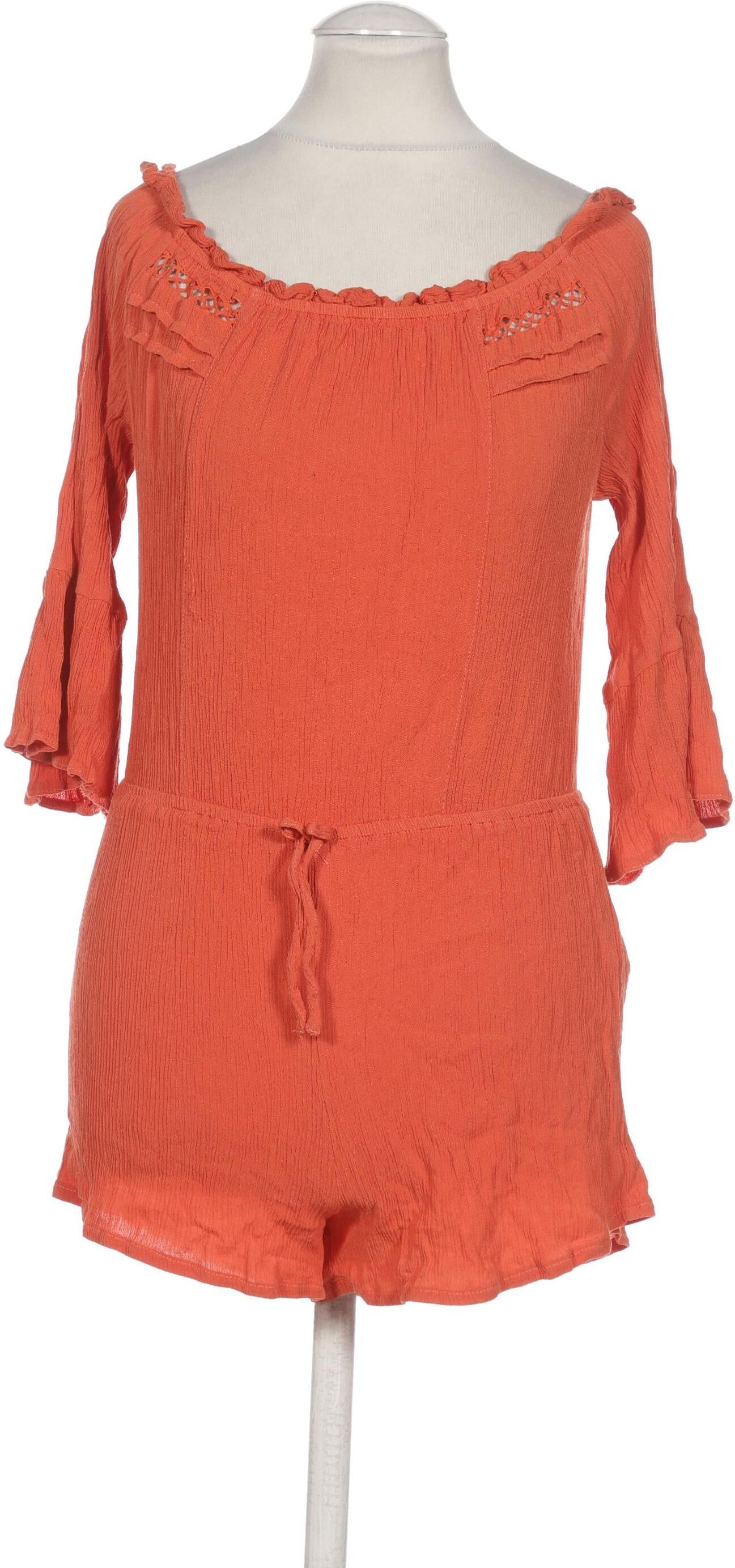 Topshop Damen Overall oder Jumpsuit, Orange, Gr. EU 36, Viskose - Second Hand