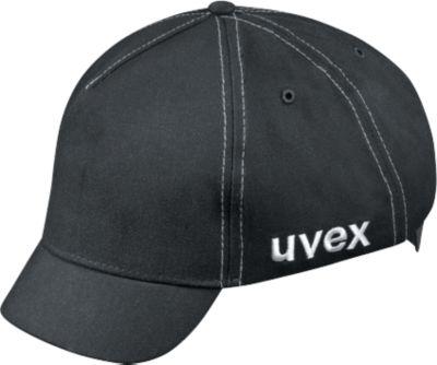Anstoßkappe Uvex u-cap sport, EN 812, kurzer Schirm, Dämpfung, schwarz