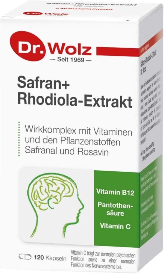Dr. Wolz Safran+Rhodiola-Extrakt Kapseln 120stk