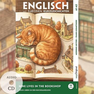 Englisch lernen mit lustigen Kurzgeschichten (A1-A2) - Nine Lives in the Bookshop (+ Audio-CD), Set von Emily Carroway, EasyOriginal Verlag,