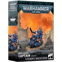 Games Workshop Warhammer 40k – Space Marine-Kapitän auf einem Motorrad (Kunststoff)