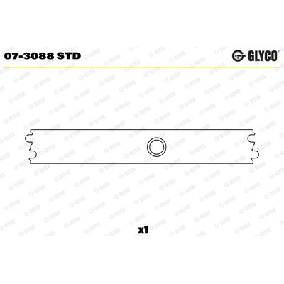 GLYCO Buchse, Kipphebel 073088std vorne für VAG