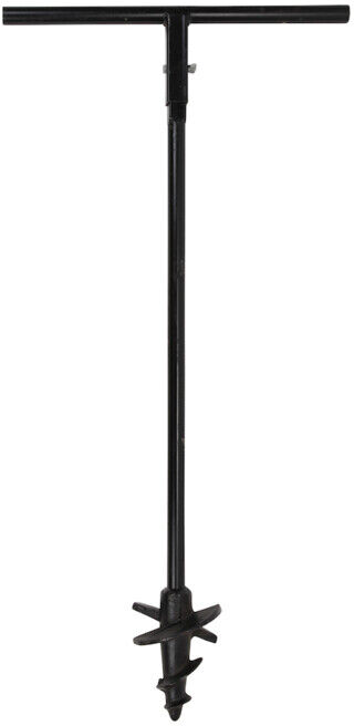 floraworld Perceuse manuelle D 12,5 cm 100 cm avec poignée transversale (011162)