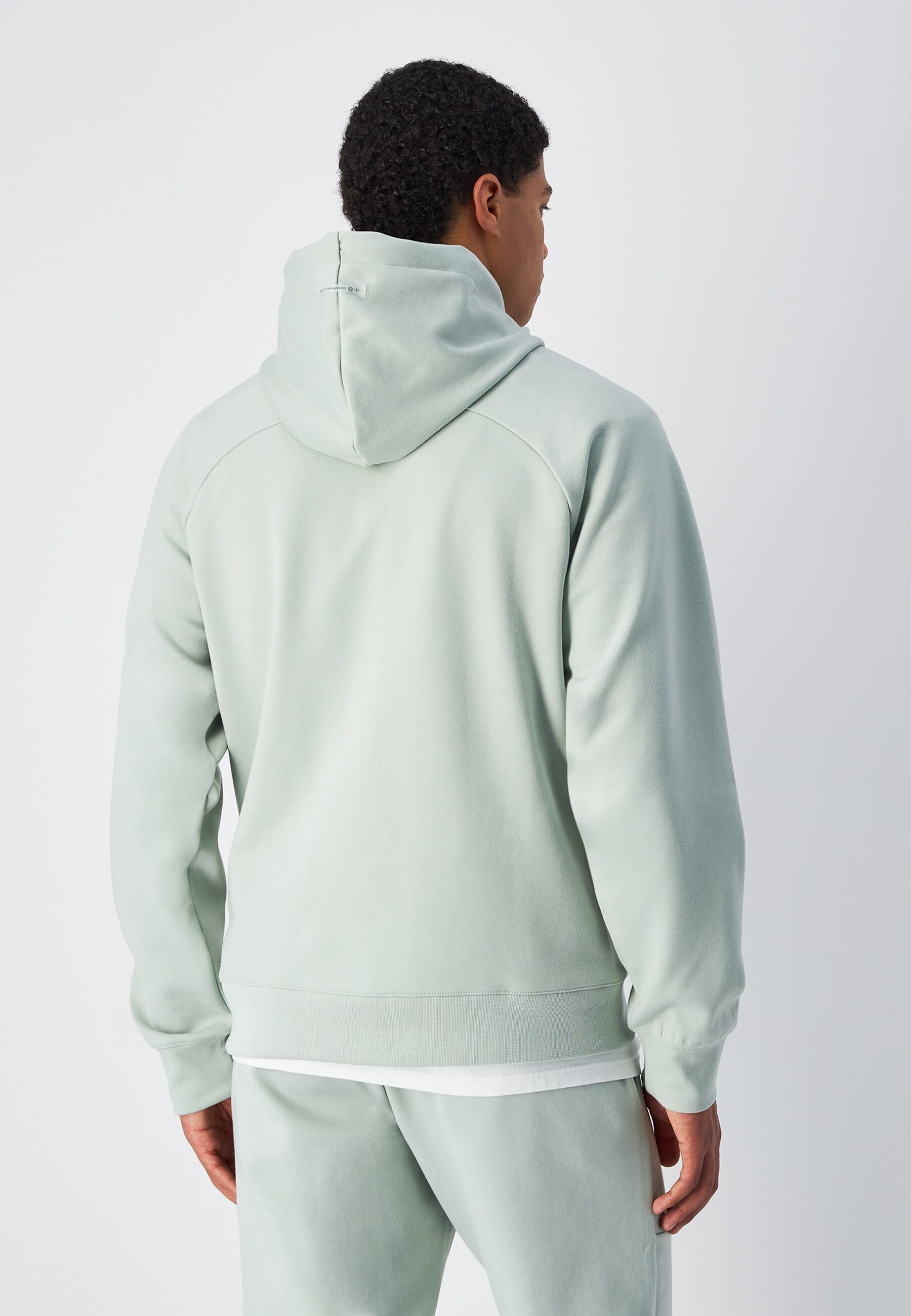Kapuzensweatshirt CHAMPION, Herren, Gr. M (48/50), grün (cvs), Obermaterial: 69% Polyester, 26% Baumwolle, 5% sonstige Fasern, Sweatshirts Kapuzensweatshirt, sportlicher Kapuzensweatshirt-Stil, mit Kapuze cvs M (48/50)