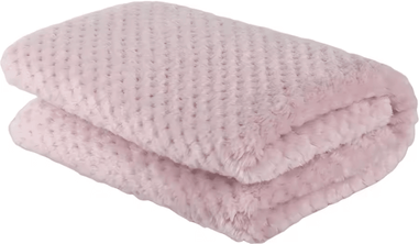 Inspire Curations 70 X 100cm Portable Soft Nap Blanket pink 70x100cm