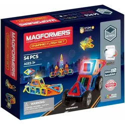 Magformers Dynamische Blitzmagnetblöcke 54 Elemente