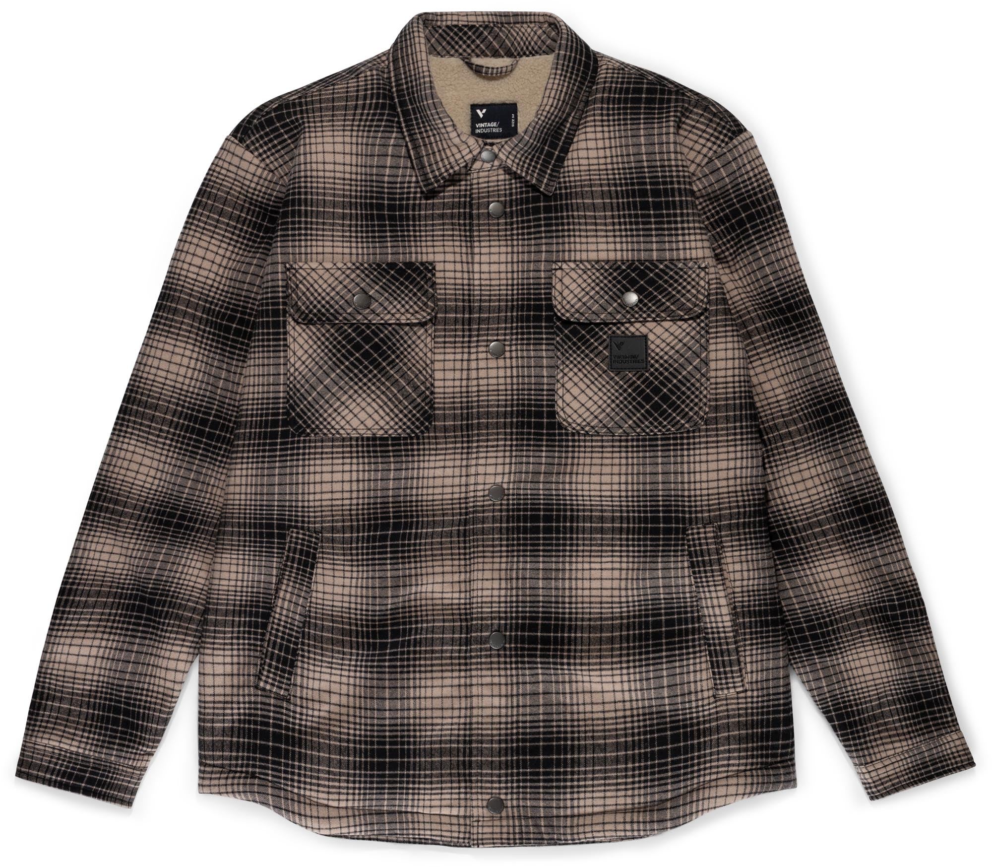 Vintage Industries Timber Hemd 3556-beigecheck-XXL