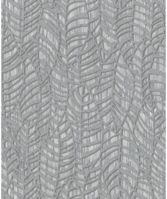 Galerie Wallcoverings Serene Collection Metallic Botanical Leaves Vinyl on Non-woven Wallpaper Roll