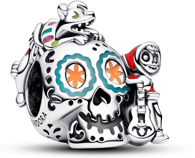 Charm Pandora Phosphorescent Disney Pixar Coco Crâne Miguel Et Dante Femme