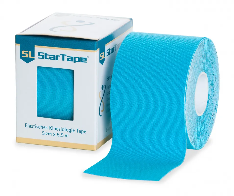 SL Akupunktur GmbH SL StarTape® Kinesiologie Tape 5 cm × 5,5 m, Blau 1545640