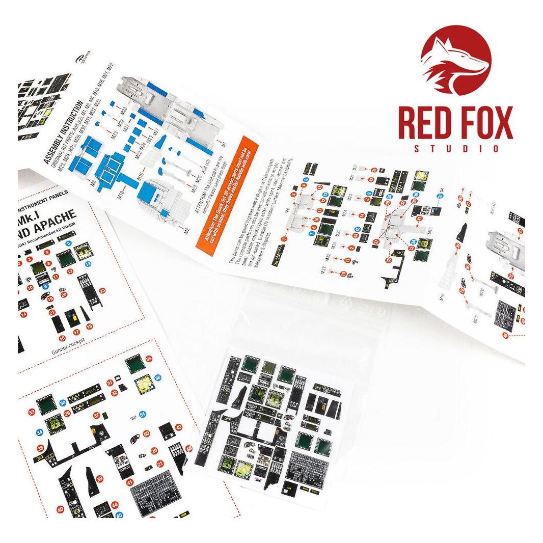 Red Fox 1/35 AH Mk.1 Westland Apache (for Takom kit) (RFSQS-35041)