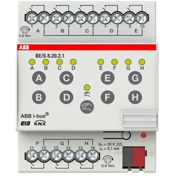 ABB BE/S8.20.2.1 Binäreingang, 8fach, Kontaktabfrage, REG 2CDG110092R0011 BES82021