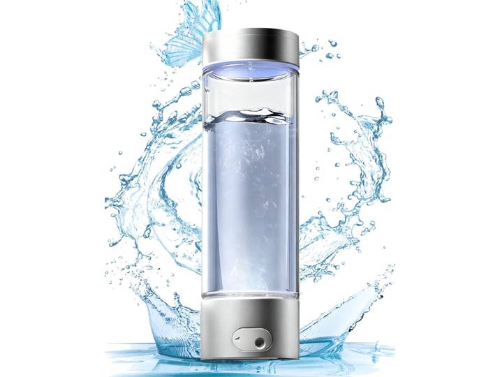 Bouteille d'eau de production d'hydrogène 3/6 Min, générateur de bouteille d'eau d'hydrogène Portable, bouteille d'eau d'hydrogène 2000ppb avec inhalateur