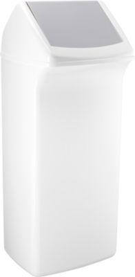 Wertstoffsammler Flip, 40 Liter, mit Deckel, grau