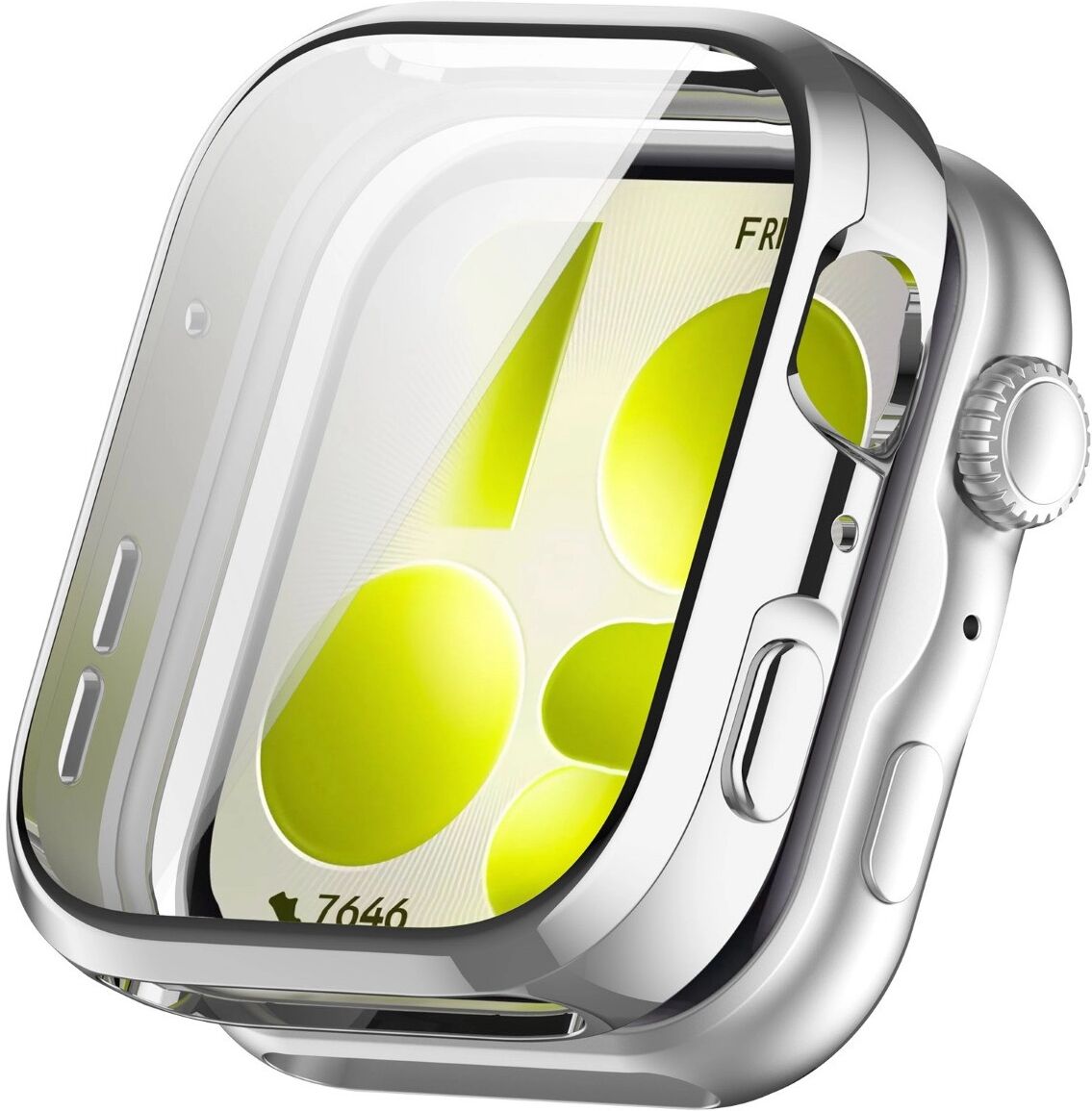 INF Full-Cover TPU Schutzhülle kompatibel mit Huawei Watch Fit5 – Silber, präziser Sitz und Kratzschutz