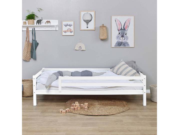 Lit enfant II 90 x 200cm Sans Blanc Sans matelas