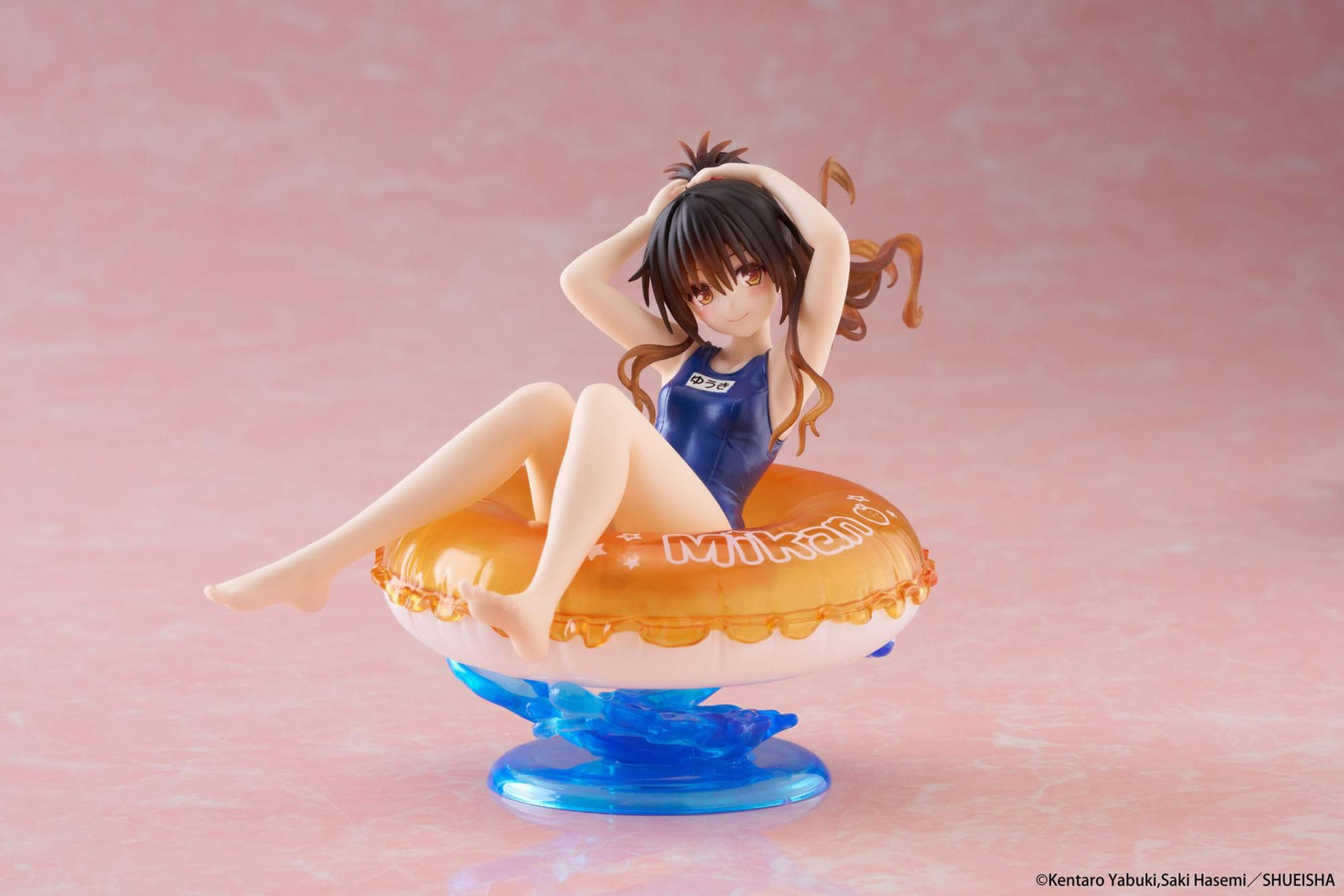 Taito To Love-Ru Darkness Aqua Float Girls Mikan Yuki PVC-beeld, 10 cm