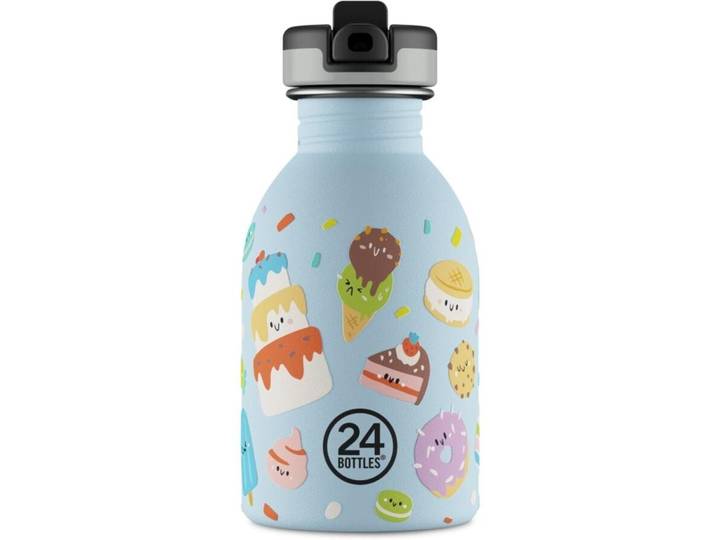 Trinkflasche 24 Bottles H 13.7 cm Blau 250 ml Nicht spülmaschinenfest