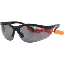 KS Tools Schutzbrille-schwarz, mit Ohrstöpsel schwarz - 310.0171 - schwarz