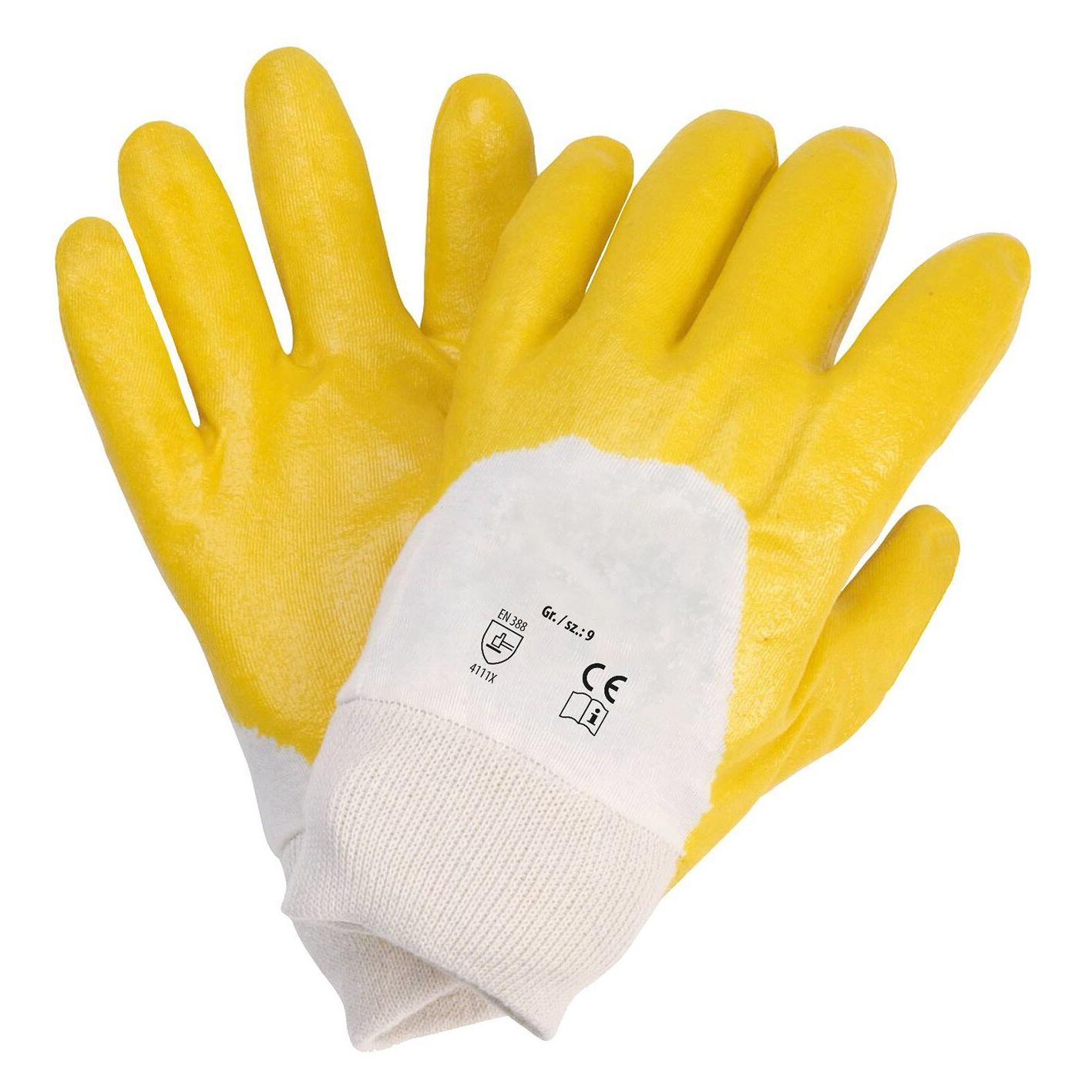 Asatex Handschuhe Grösse 10 gelb EN 420/EN 388 PSA-Kategorie II (10) (03400/10)