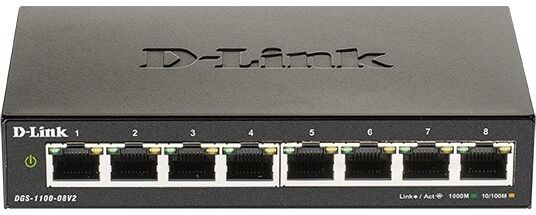 D-Link Switch 8-Port Gigabit Smart-Styret
